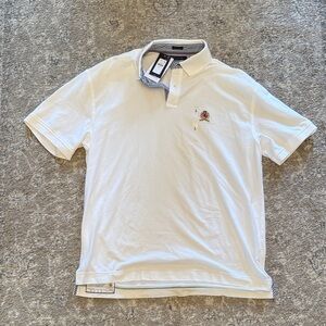 Tommy Hilfiger White Polo Shirt with Logo
